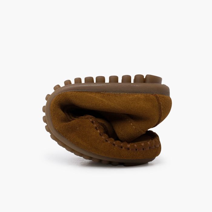 Mocassins Pisamonas em camurça – calçado bebé e criança