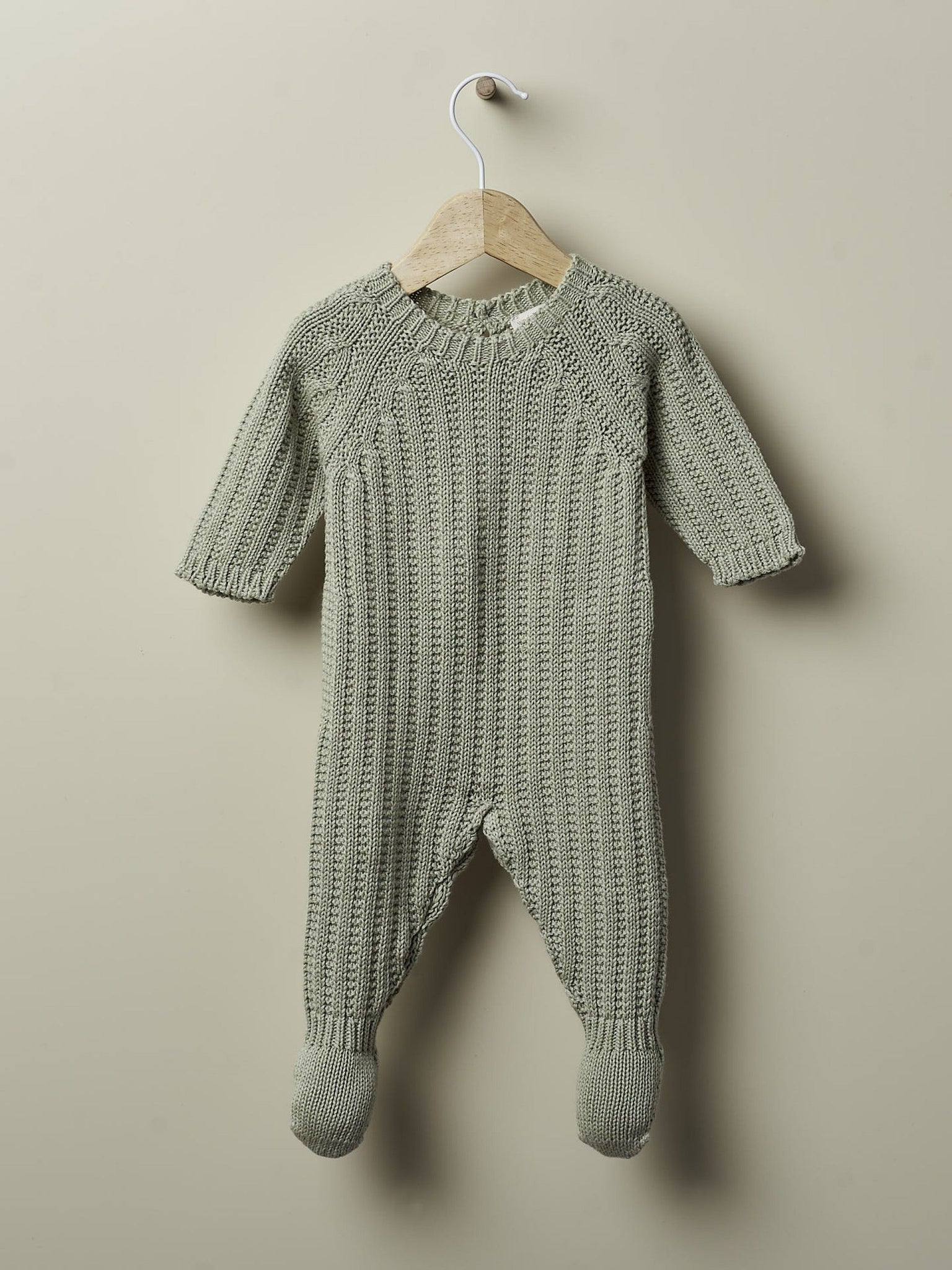 Babygrow tricotado em algodão orgânico