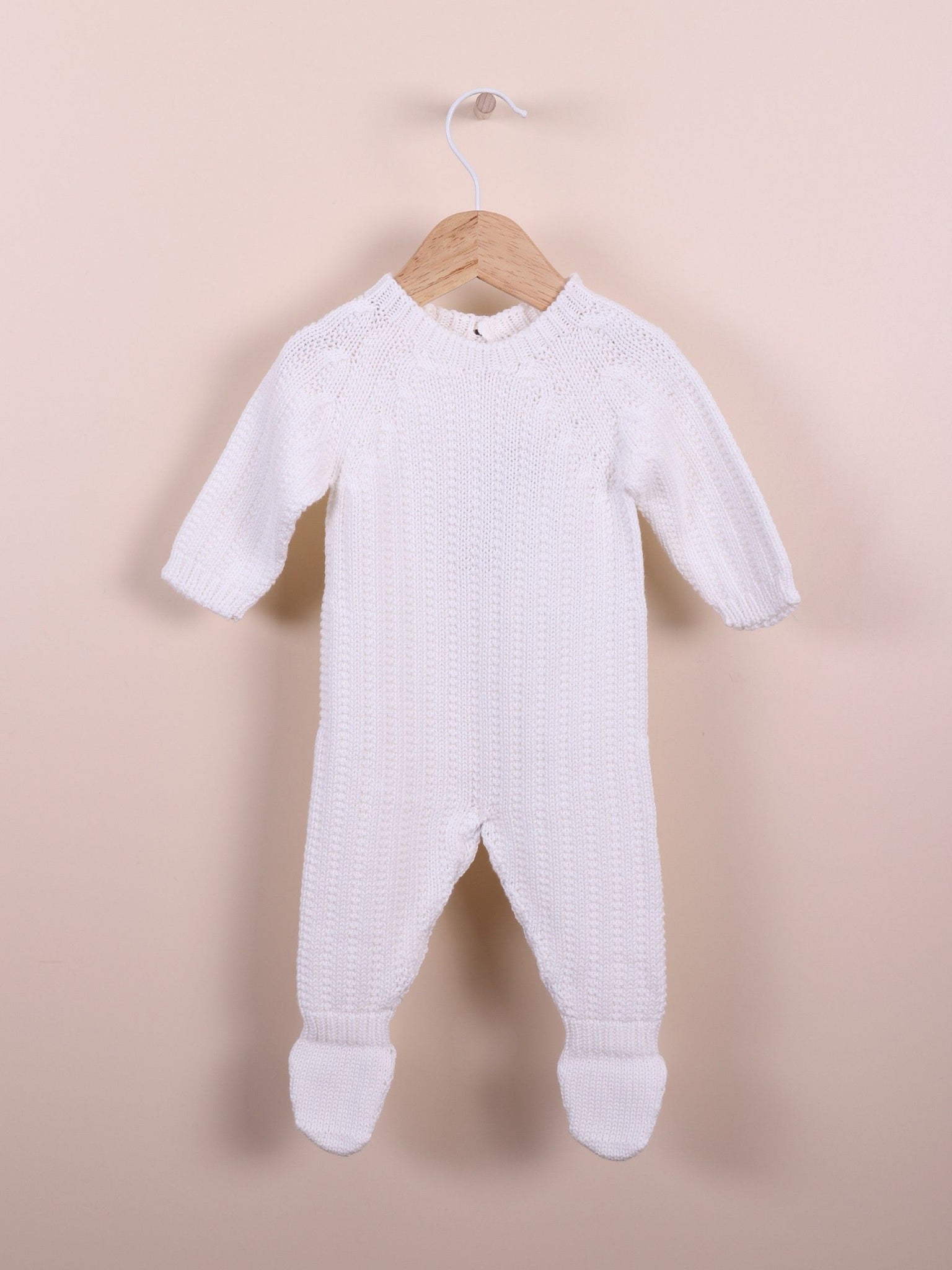 Babygrow tricotado em algodão orgânico