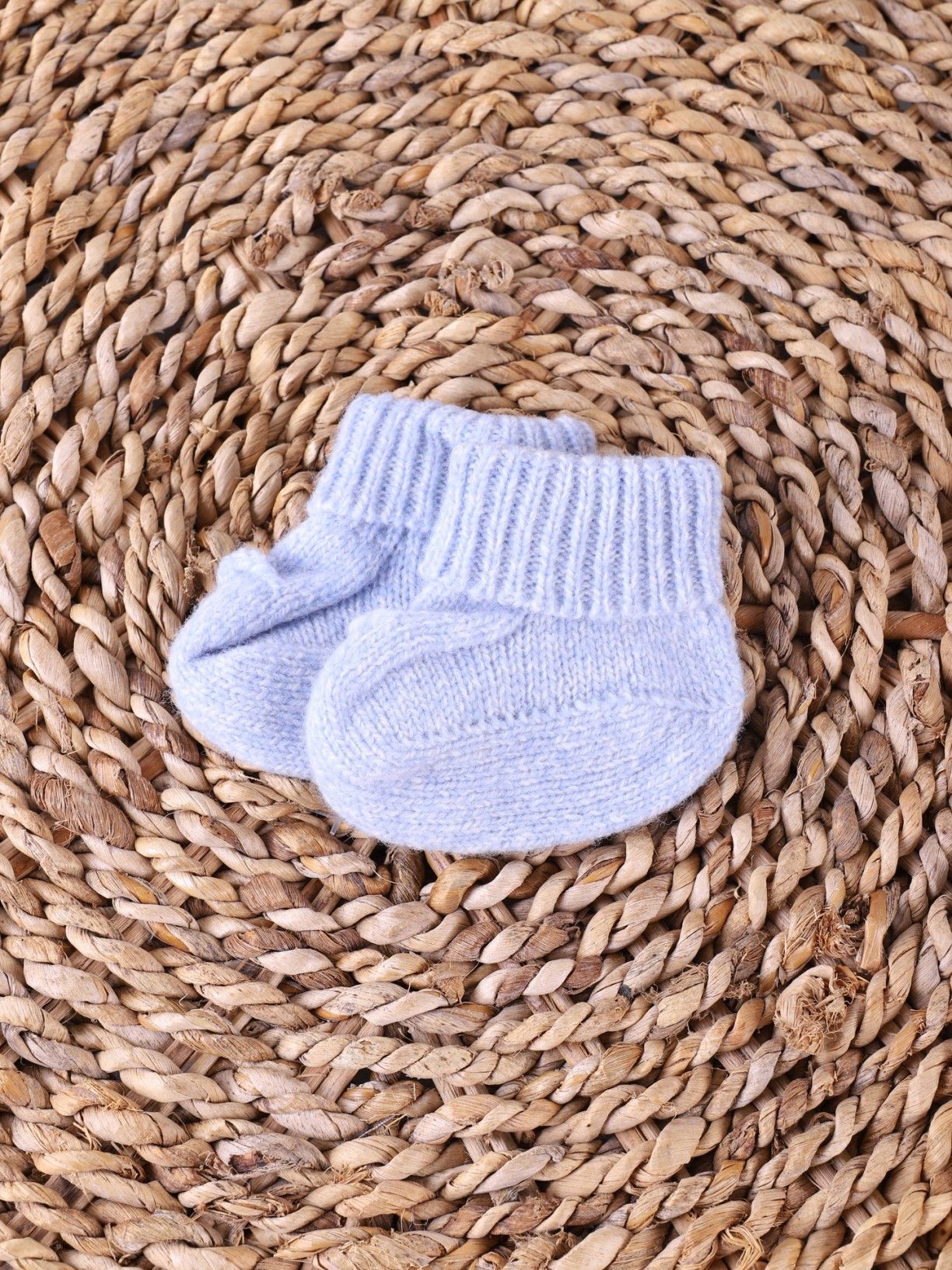 Carapins tricotados em lã merino Wedoble