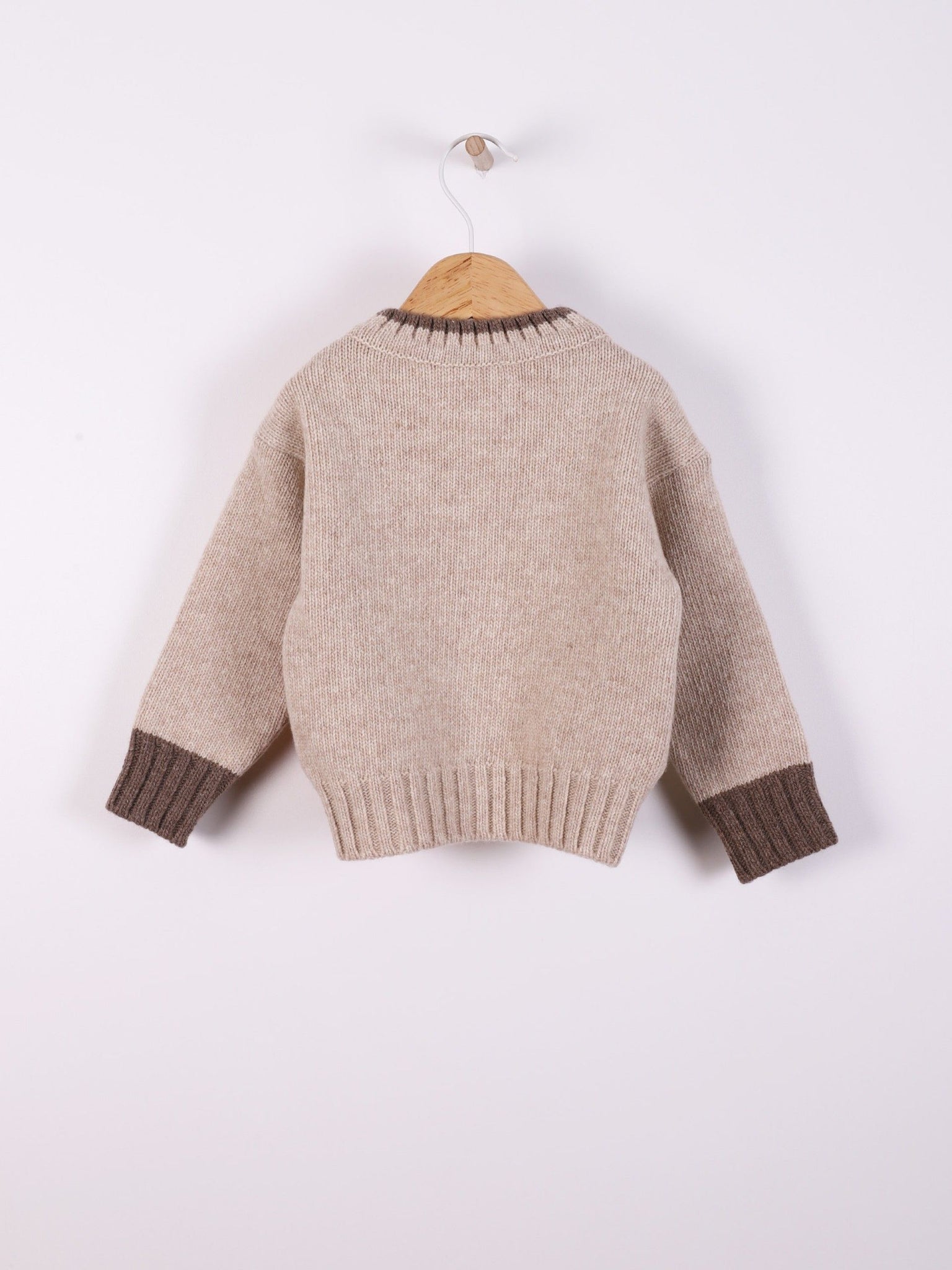Camisola tricotada em lã merino Wedoble