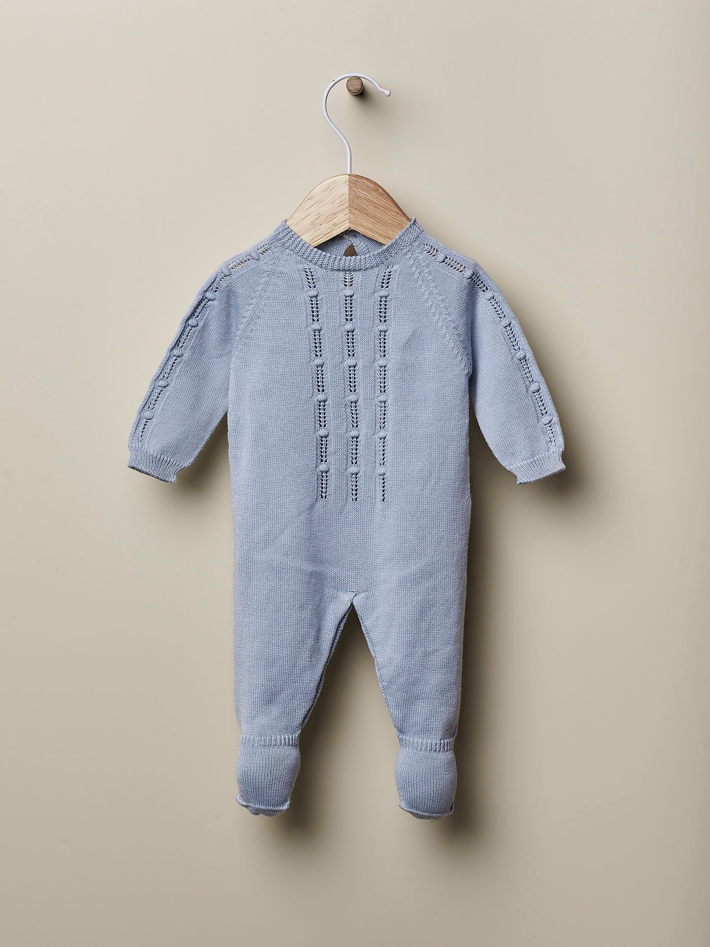 Babygrow tricotado em algodão orgânico