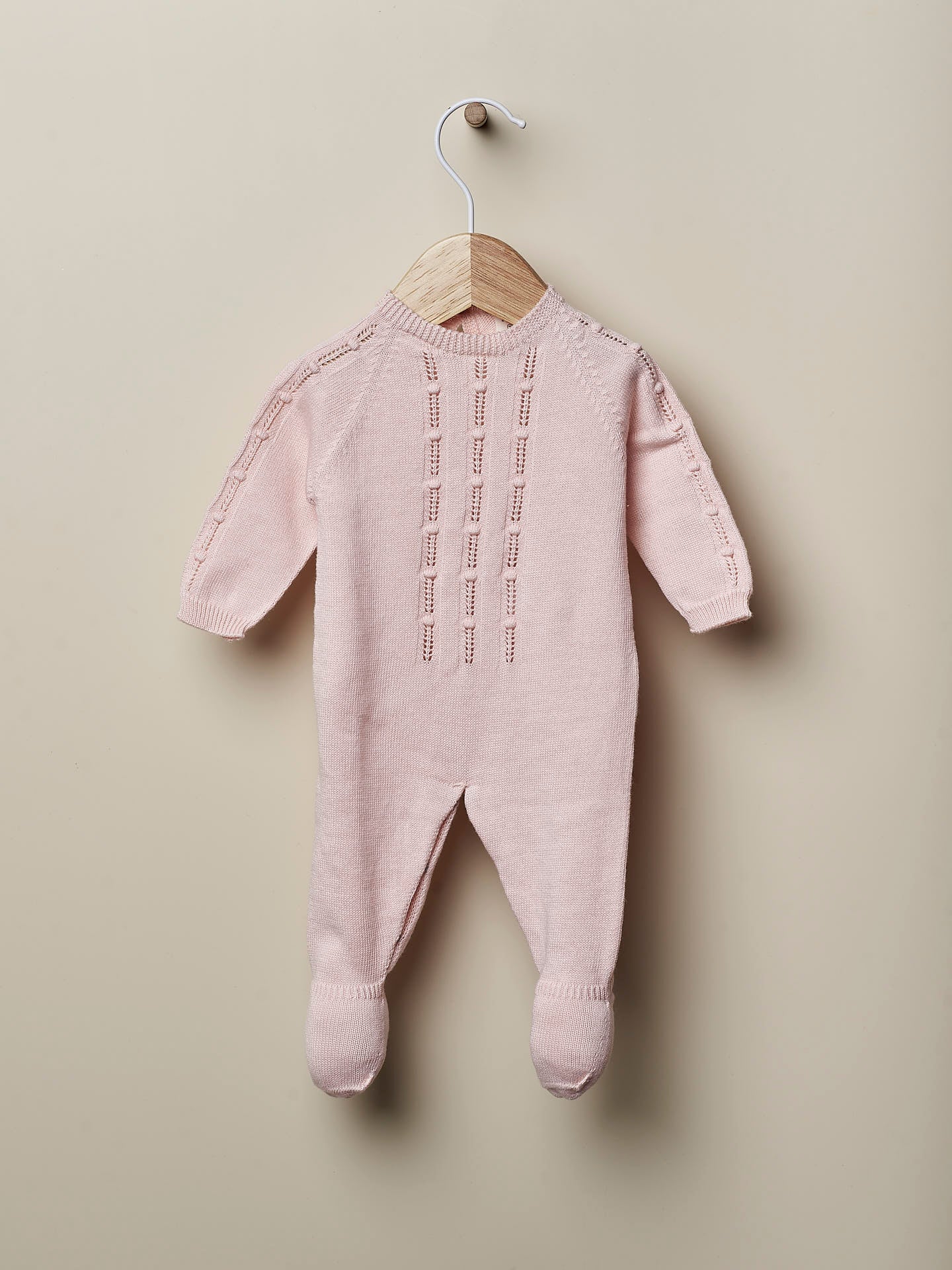 Babygrow tricotado em algodão orgânico