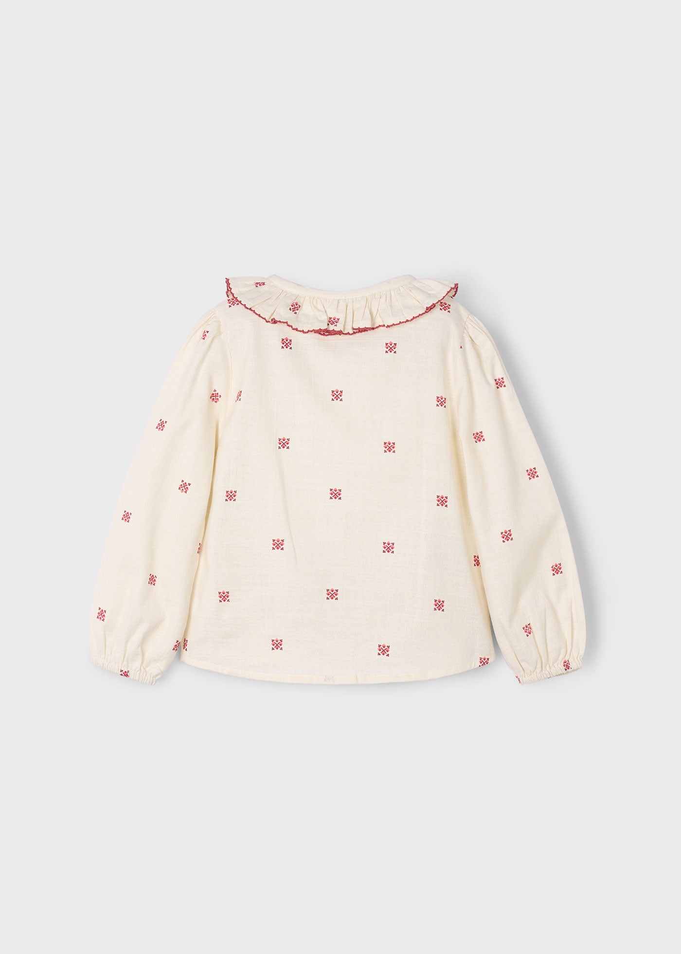 Blusa estampada com gola Mayoral
