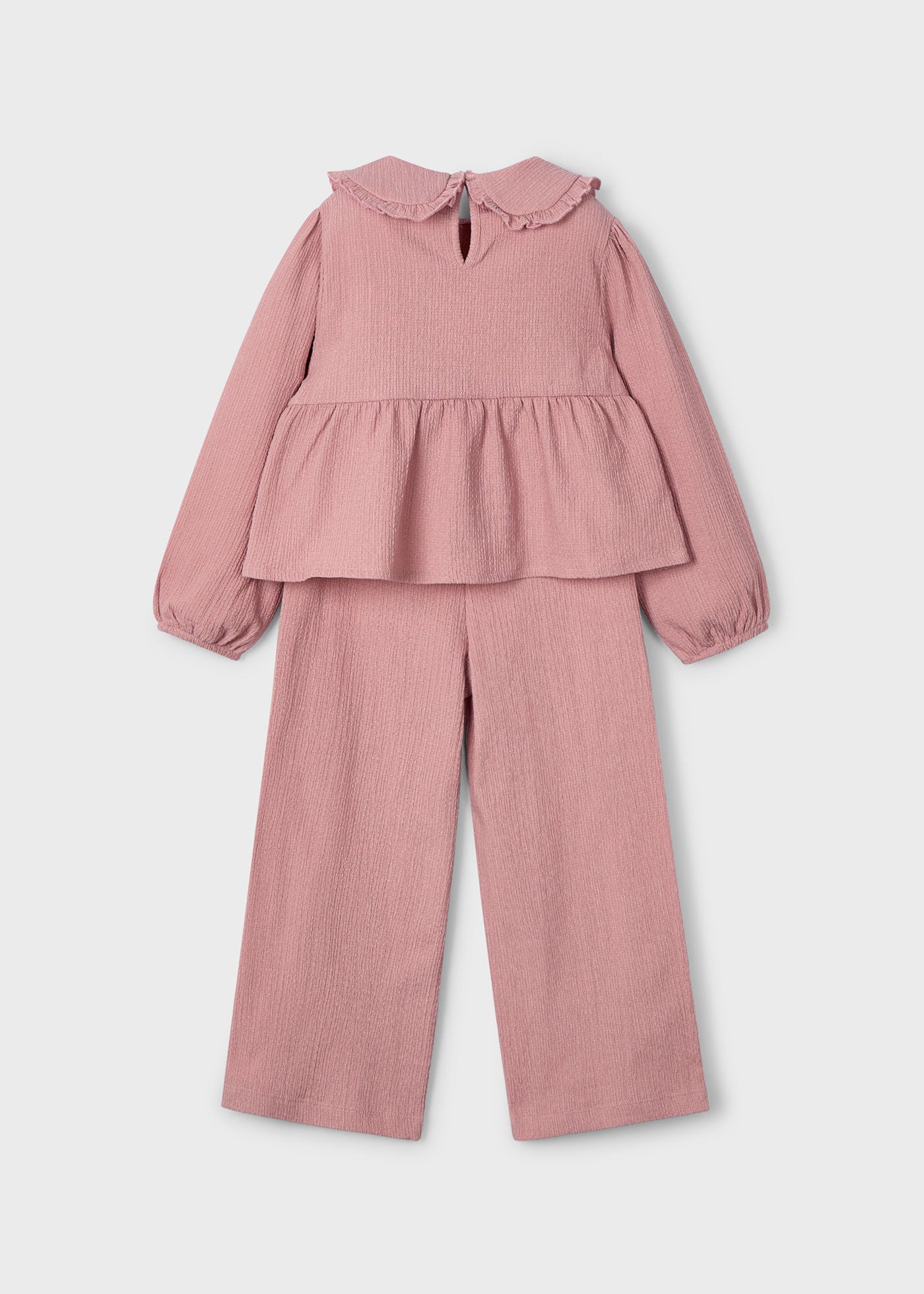 Conjunto calças e blusa com gola Mayoral