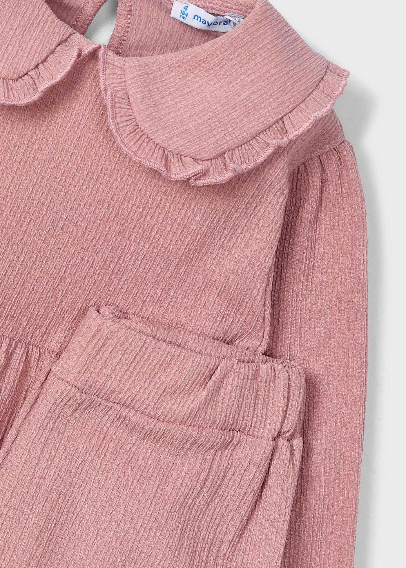 Conjunto calças e blusa com gola Mayoral