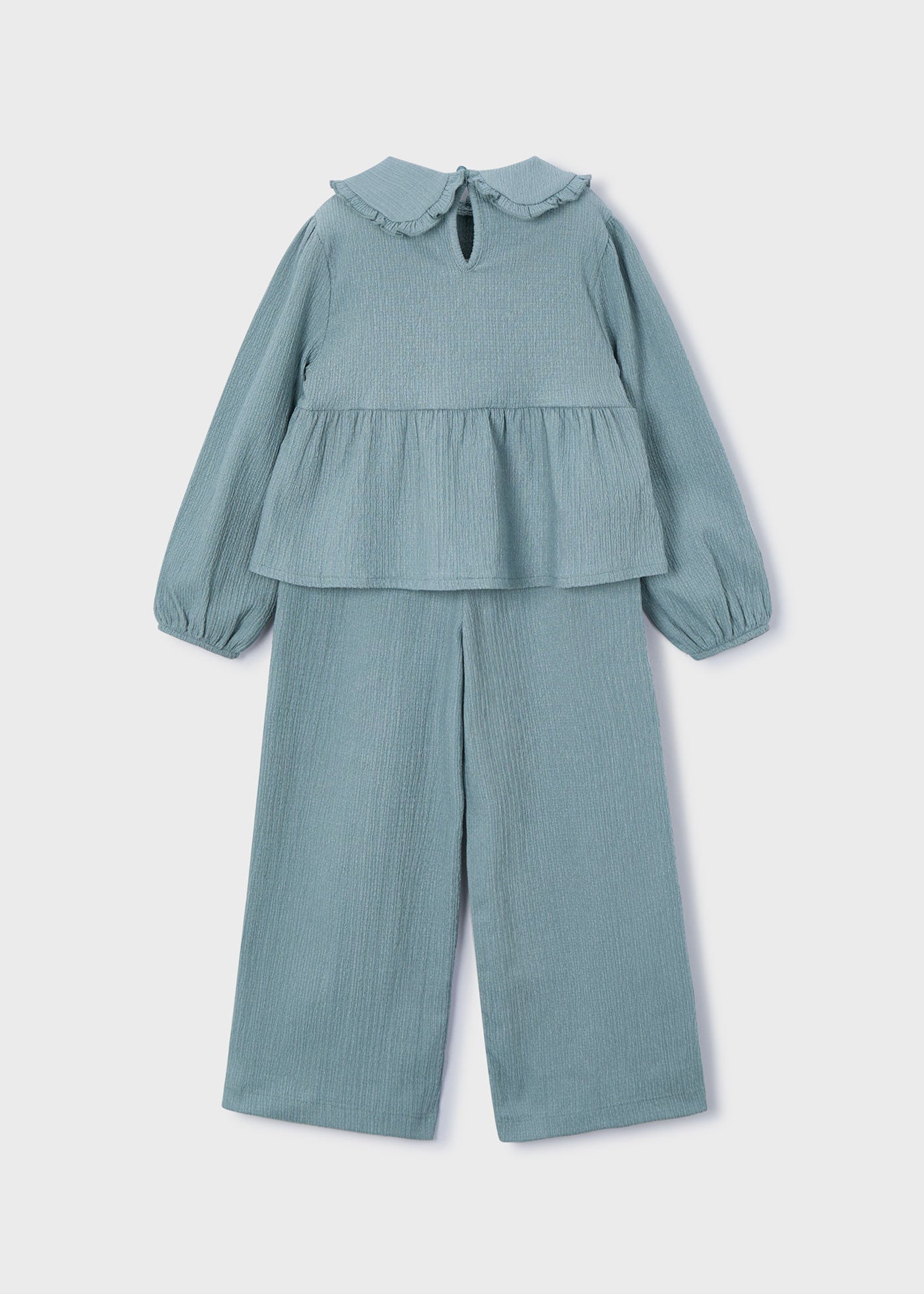 Conjunto calças e blusa com gola Mayoral