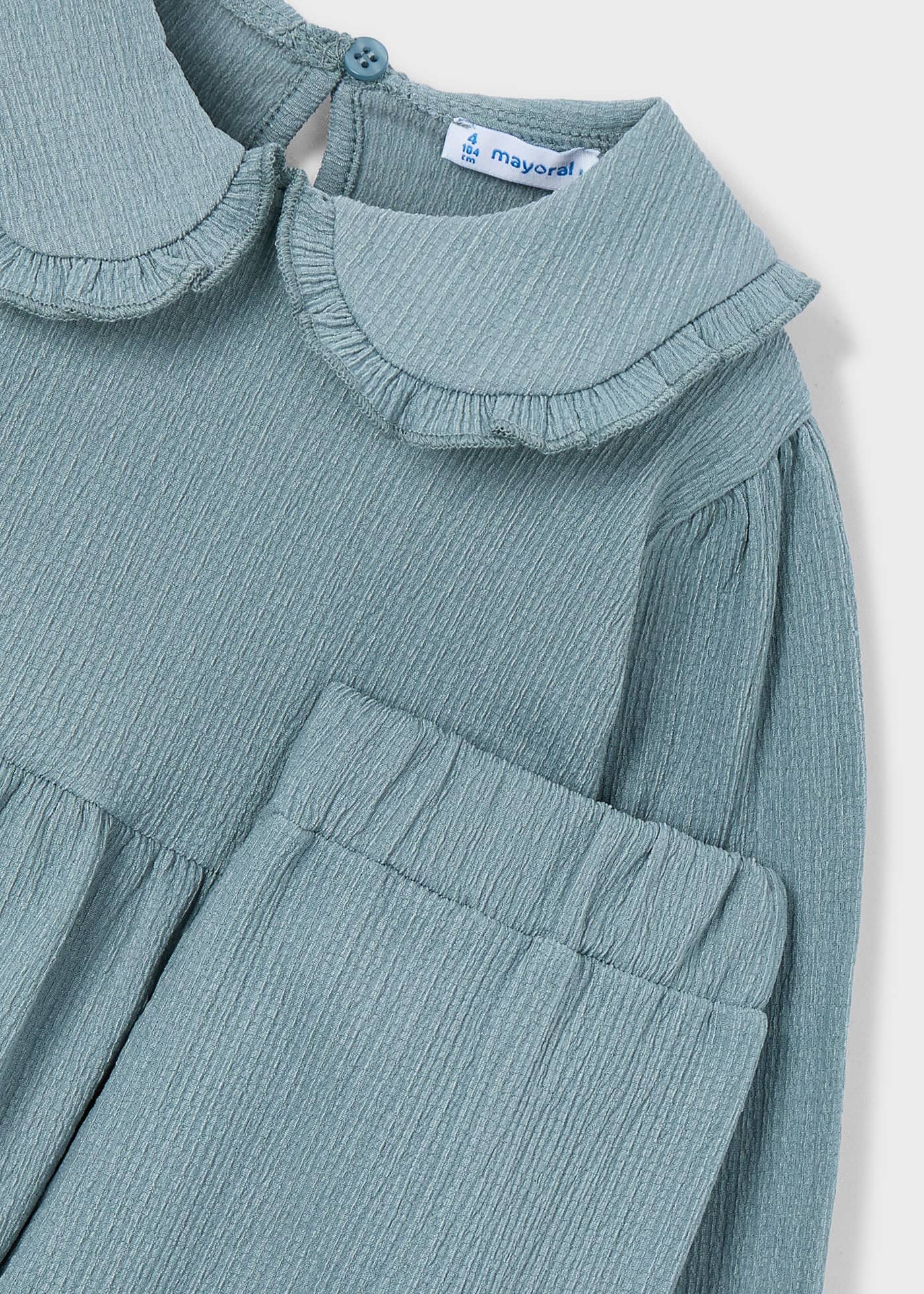 Conjunto calças e blusa com gola Mayoral