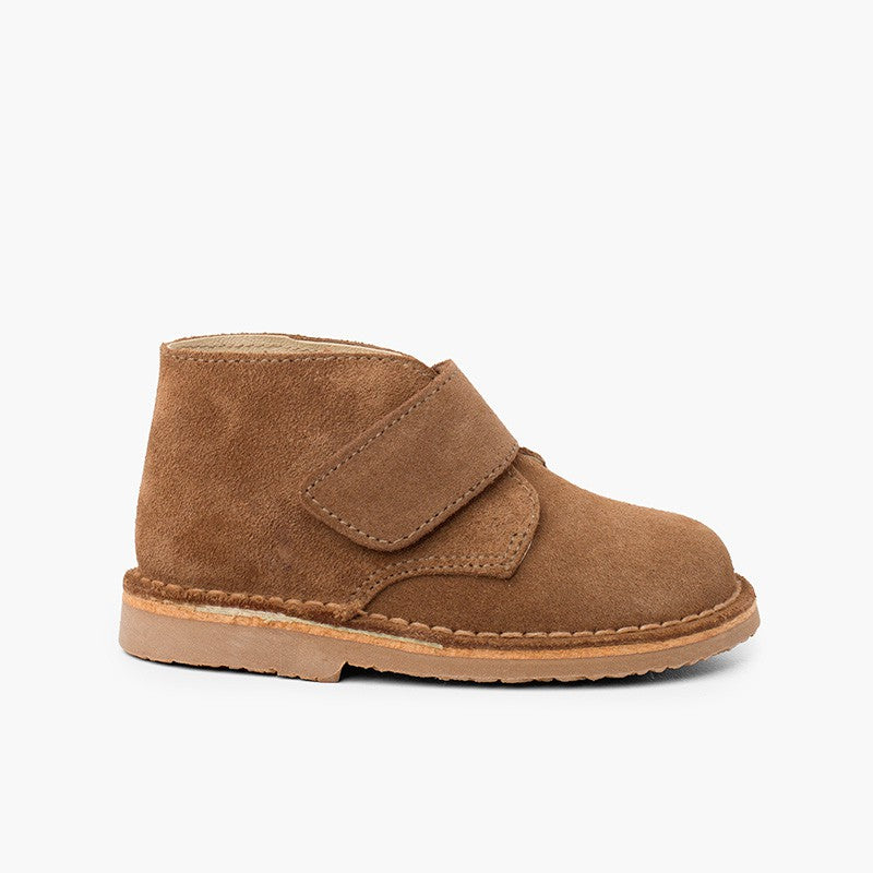 Botas Safari Pisamonas em camurça com tira em velcro – calçado criança