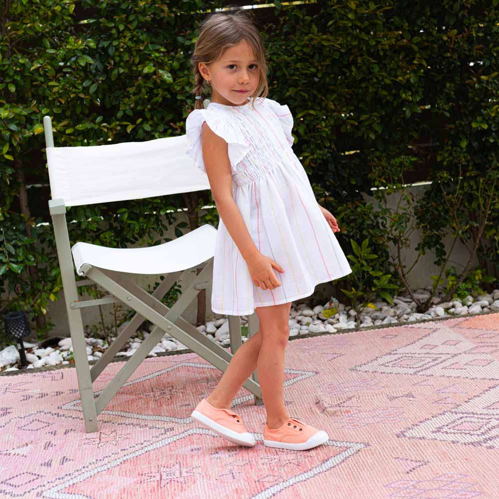 Vestido às Riscas Coloridas Pukatuka