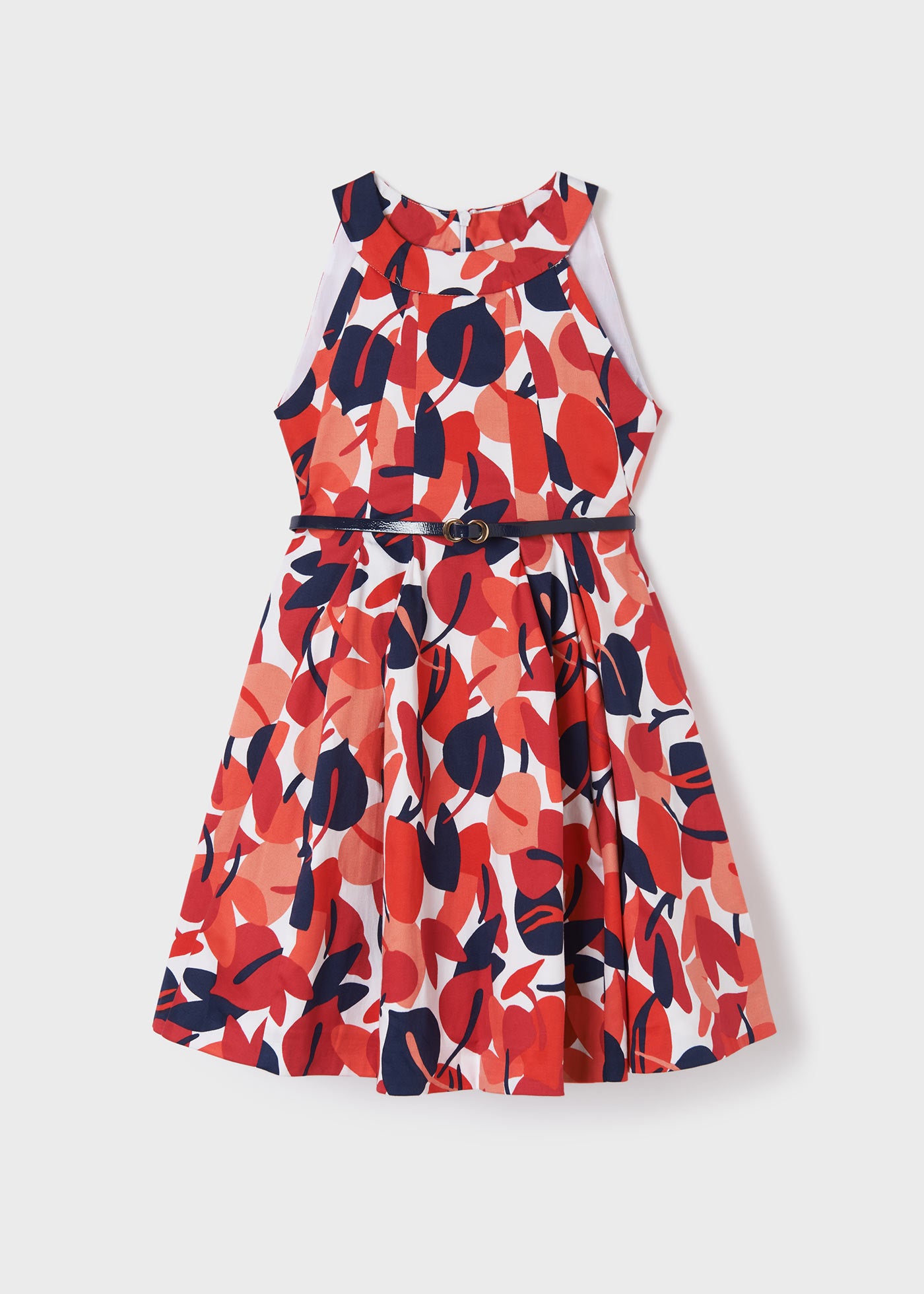 Vestido estampado acetinado - Jotitas Boutique