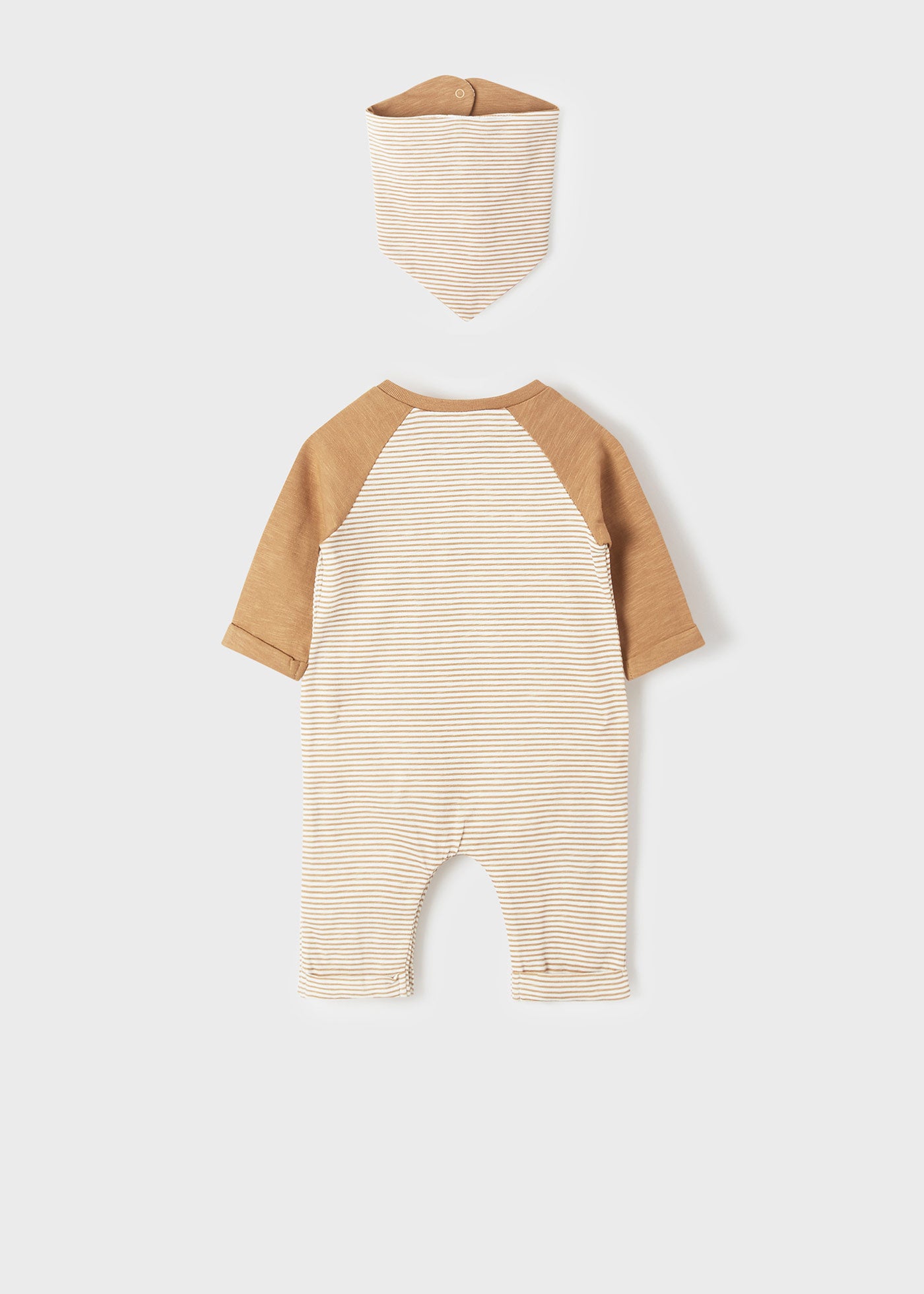 Babygrow em macacão com babete - Jotitas Boutique