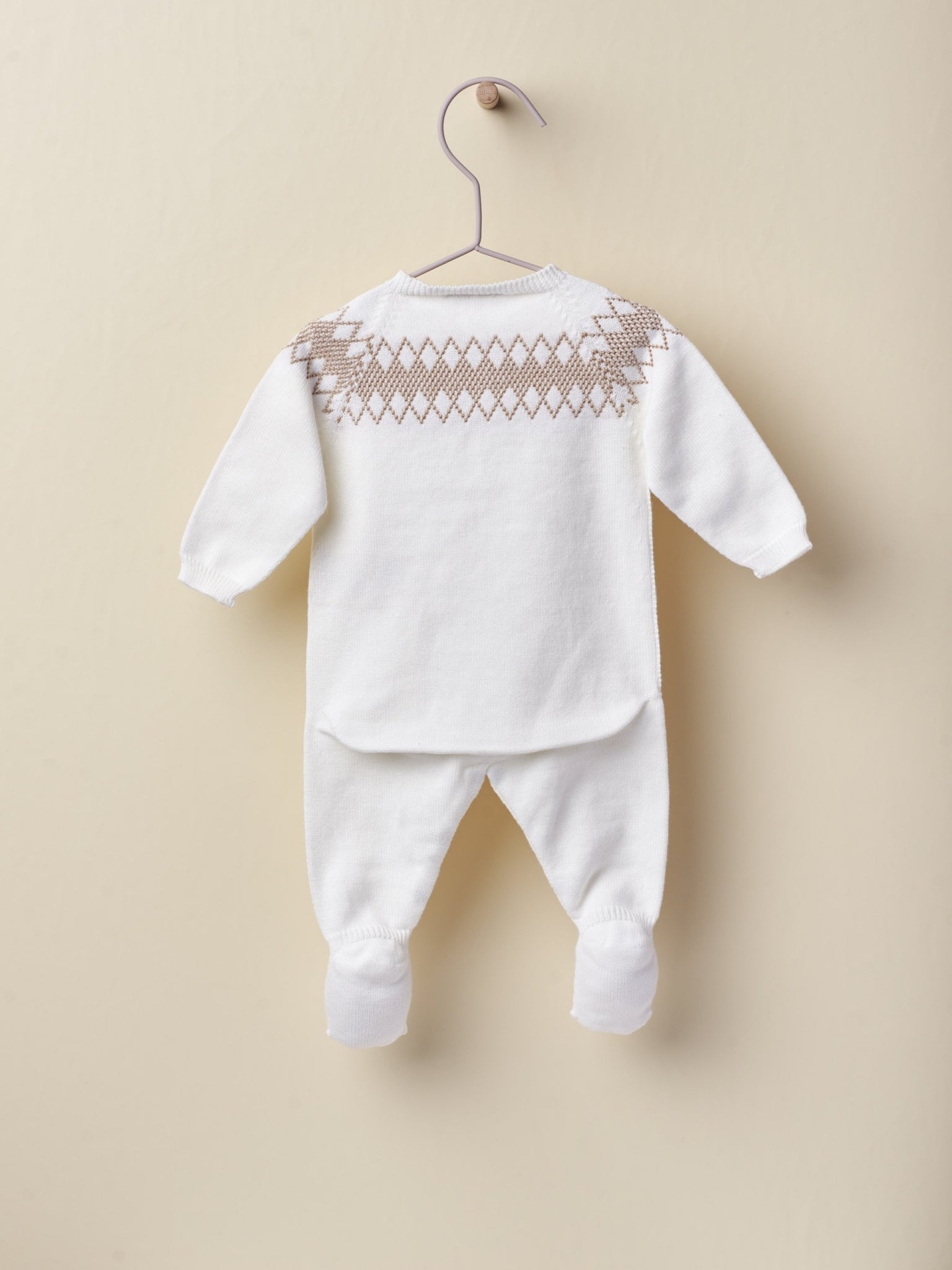 Babygrow tricotado em algodão orgânico