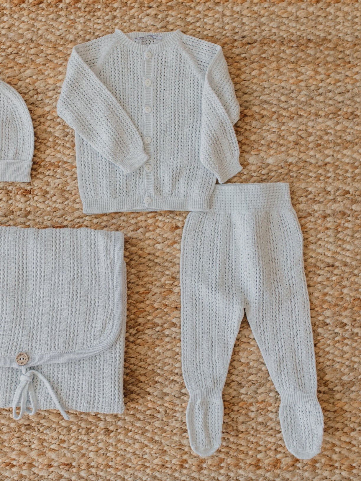 Casaco tricotado em algodão